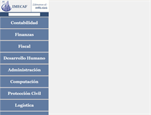 Tablet Screenshot of imecaf.com
